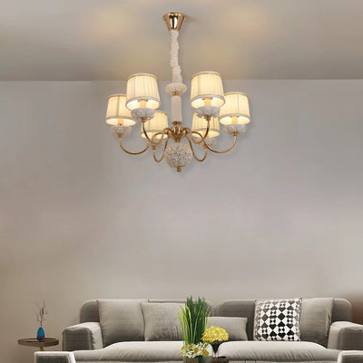 Ivory Blossom Chandelier