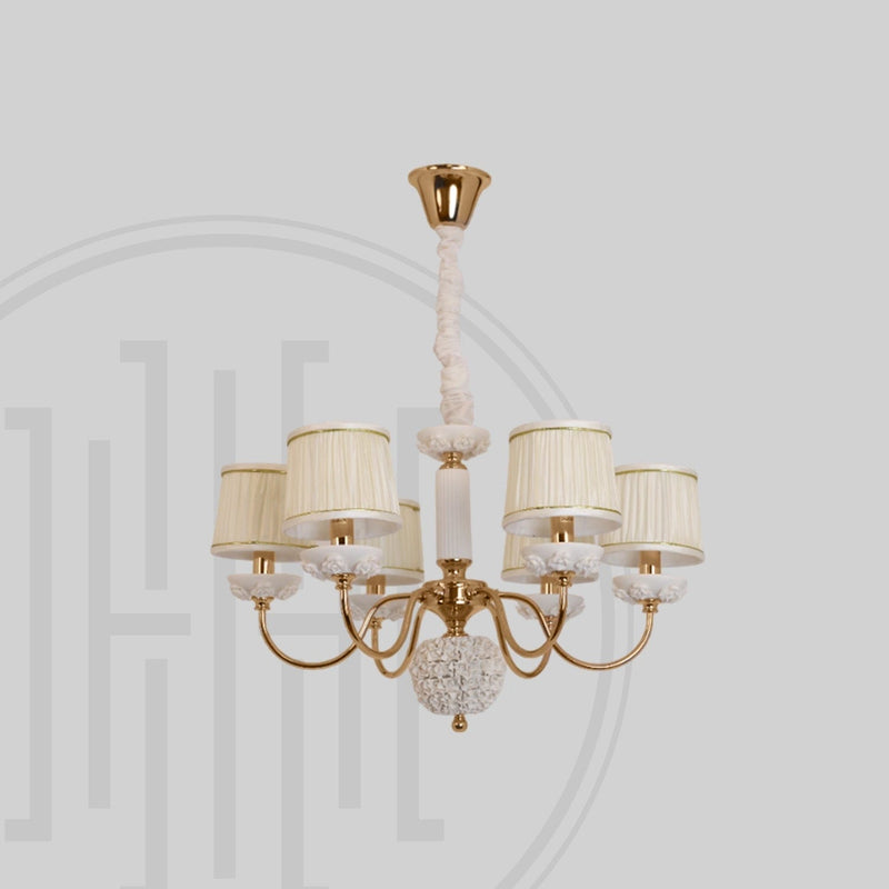 Ivory Blossom Chandelier