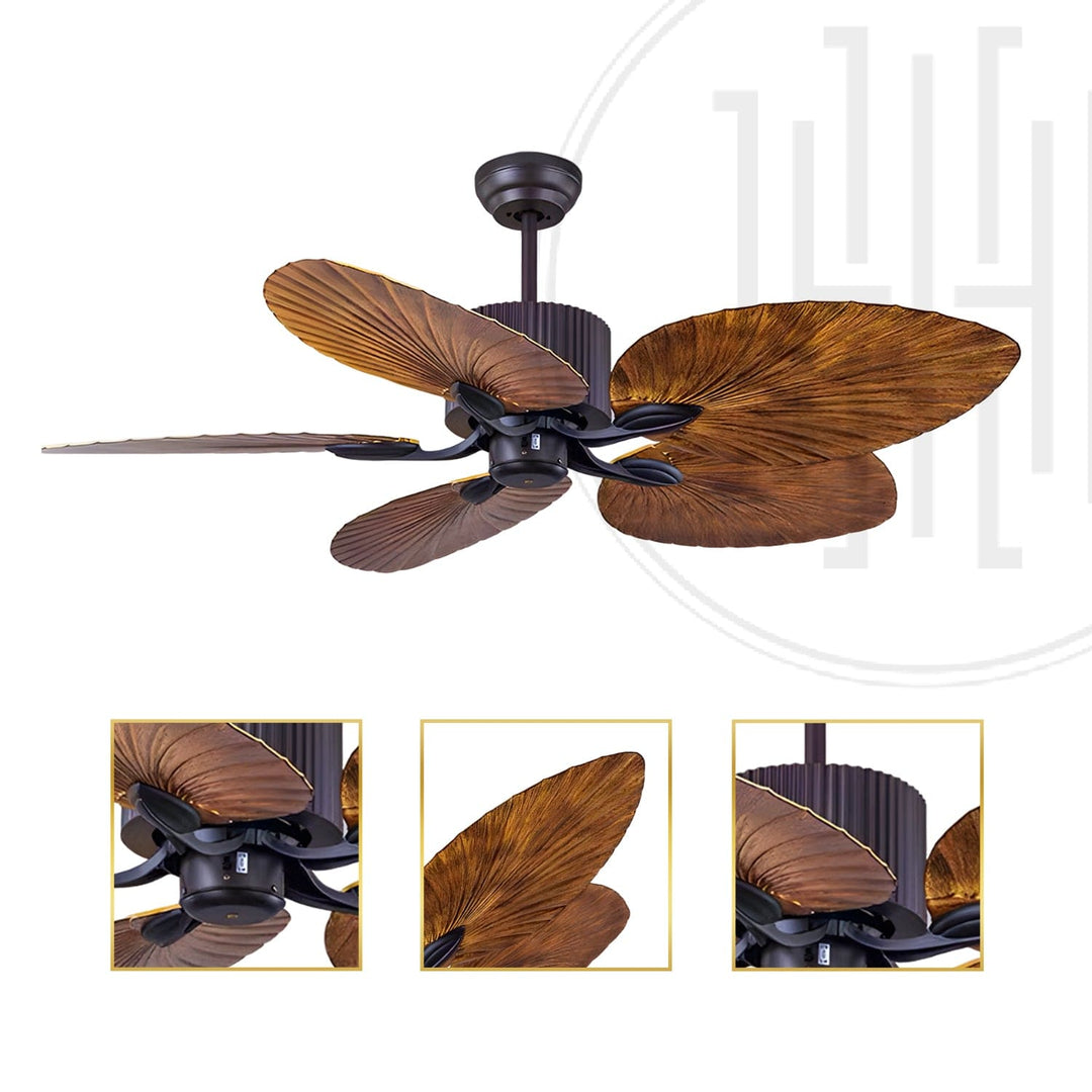 Woodcraft Breeze Ceiling Fan - Stylish Wooden Design with Superior