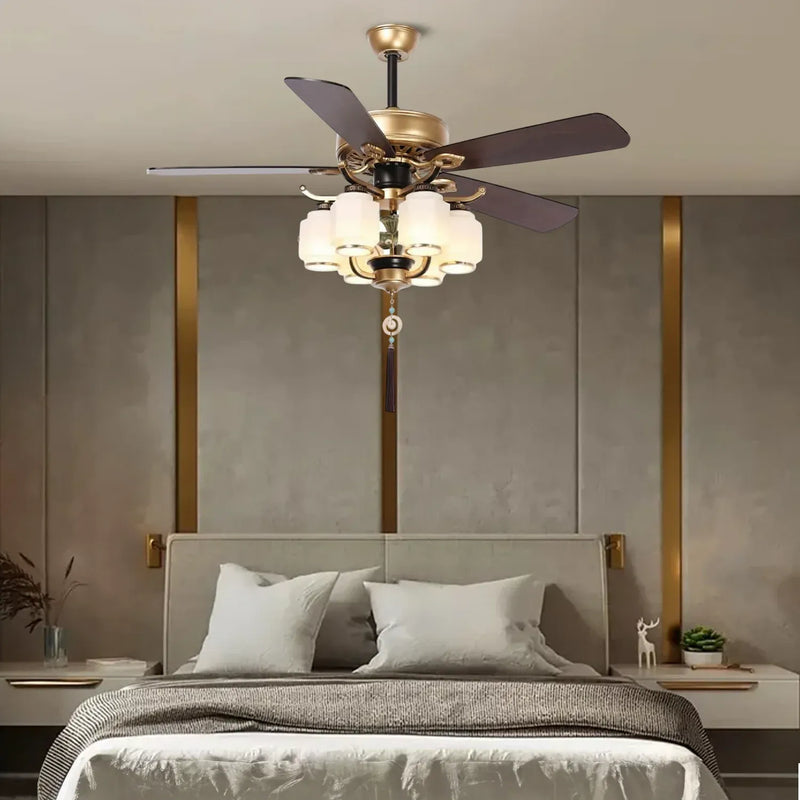 Heritage Regal Chandelier Fan with Remote Control