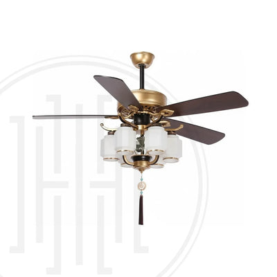 Heritage Regal Chandelier Fan with Remote Control
