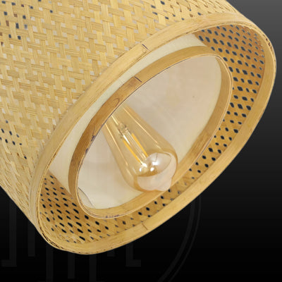 Zen Circle Bamboo Hanging Light