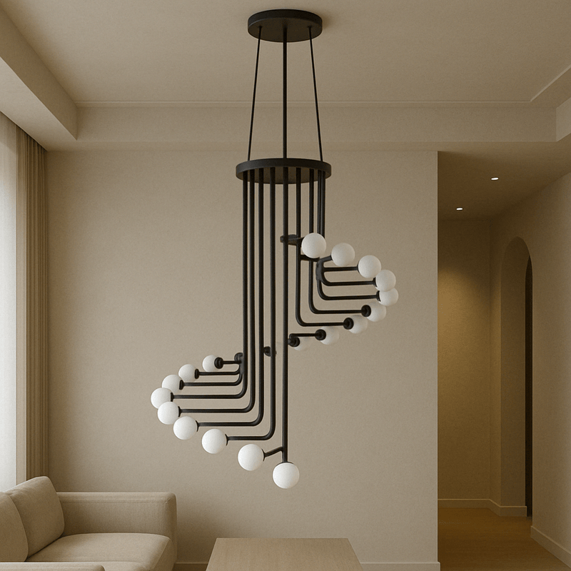 Eclipse Spiral Chandelier