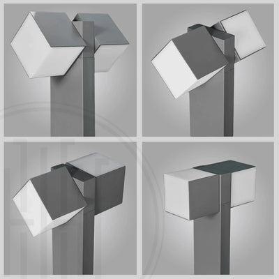 350° Dual Head Bollard Light