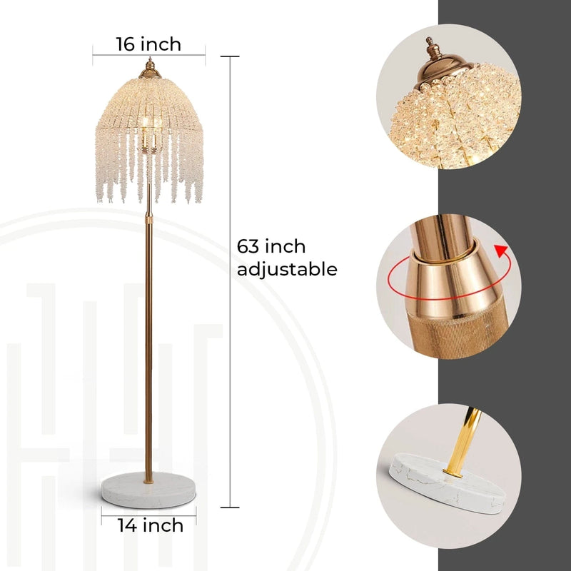Golden Ivy Floor Lamp