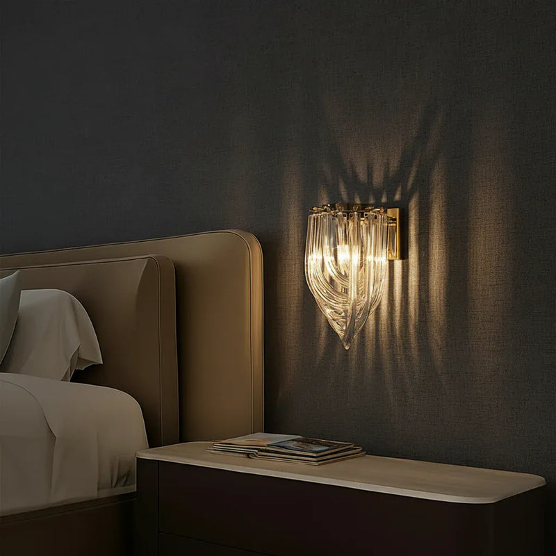 Velora Glass Wall Light