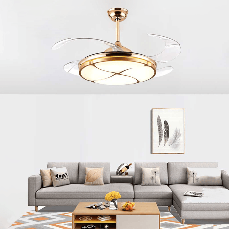 Invisible Chandelier Ceiling Fan with Remote Control