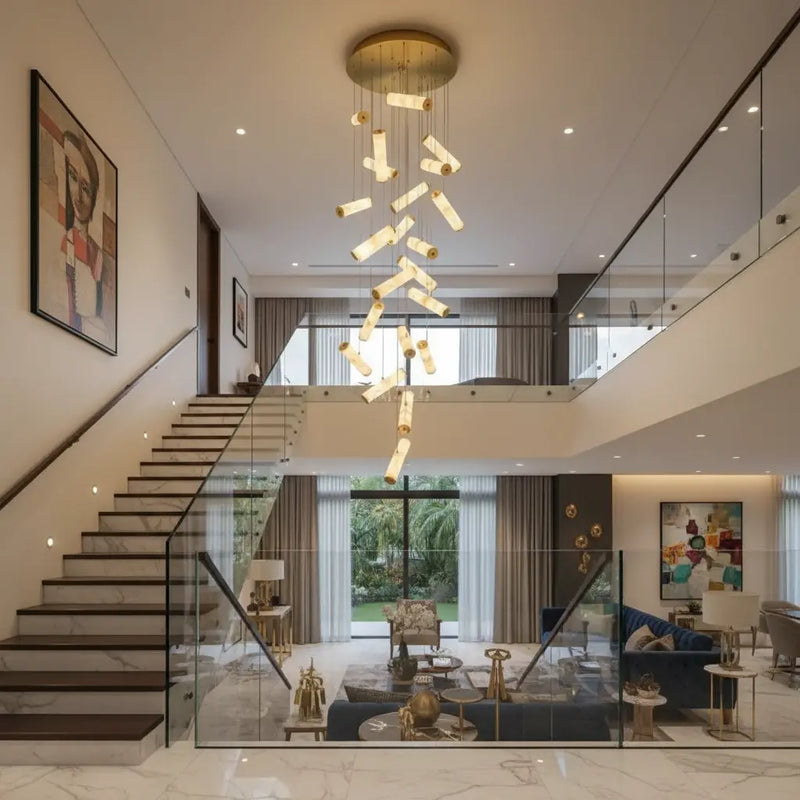 Alure Stone Duplex Chandelier