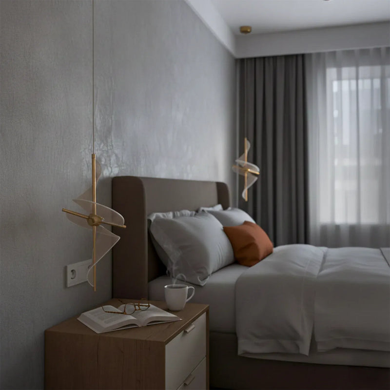 Twin Spiral Luxe Hanging Light