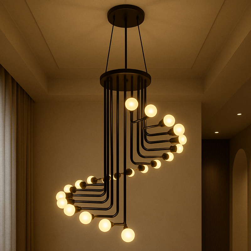 Eclipse Spiral Chandelier