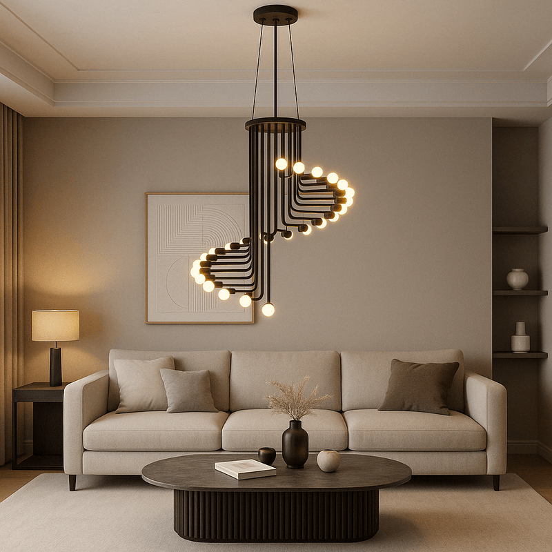 Eclipse Spiral Chandelier