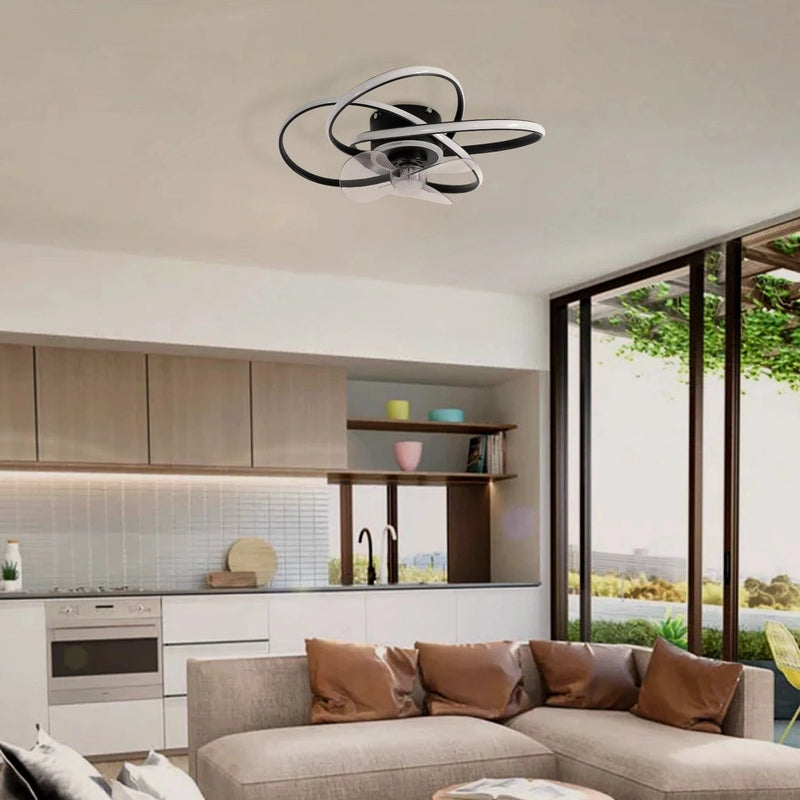 Nezha Twist Ceiling Fan with Remote Control