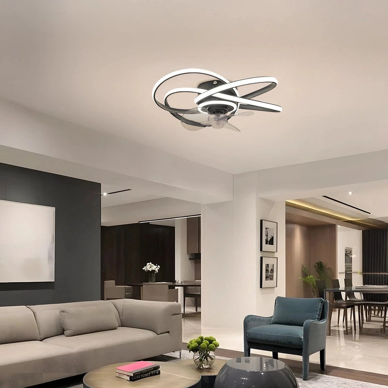 Nezha Twist Ceiling Fan with Remote Control