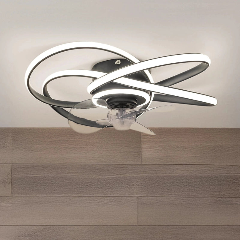 Nezha Twist Ceiling Fan with Remote Control