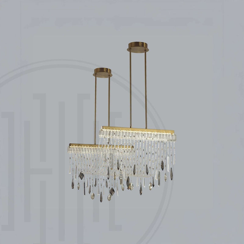 Crystal Draper Chandelier