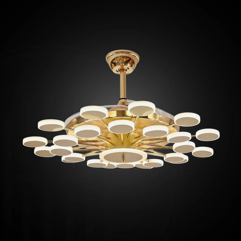 Cosmo Ring Chandelier Fan with Remote Control