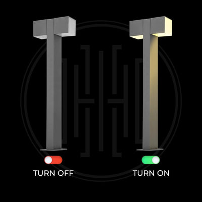 350° Dual Head Bollard Light