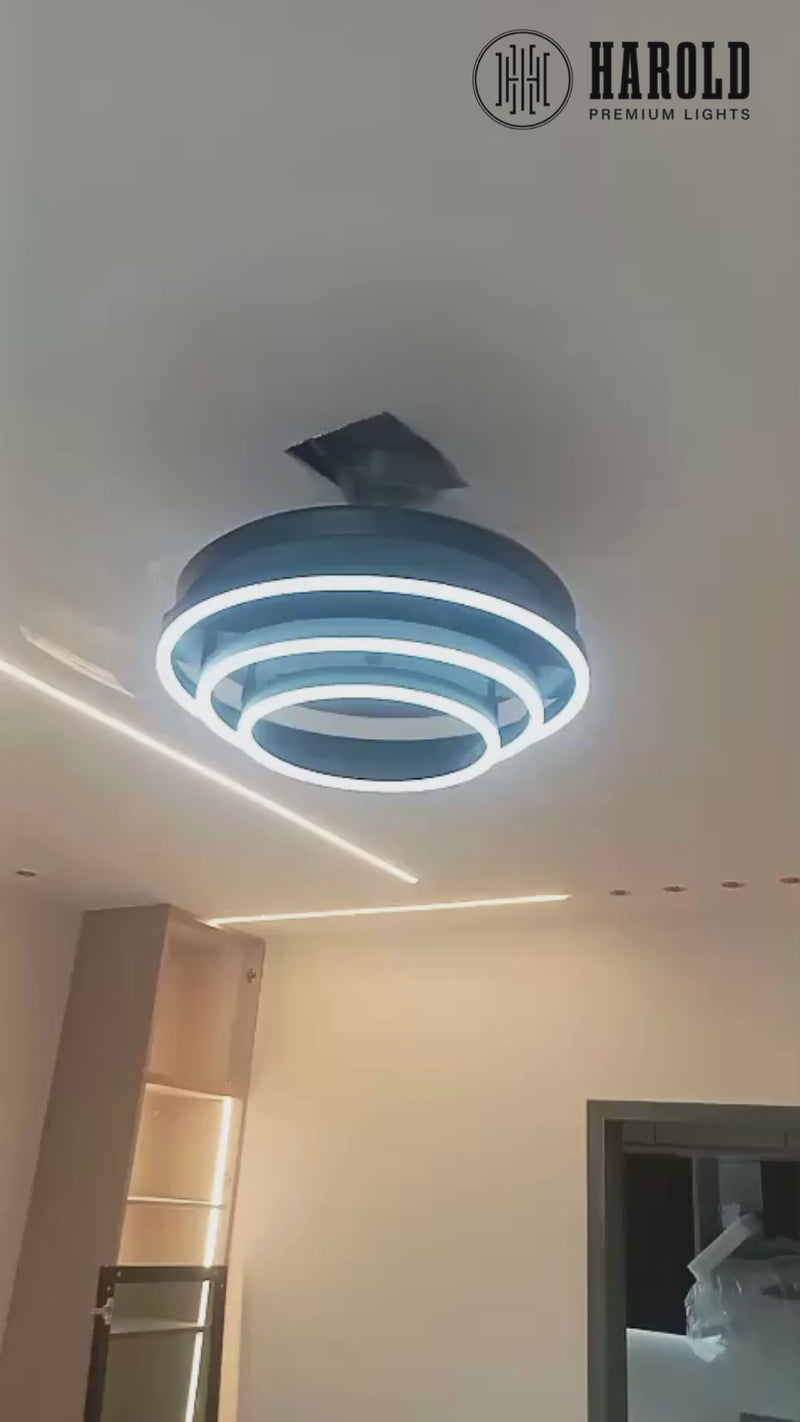 Trinity Nezha Chandelier Ceiling Fan with Remote Control