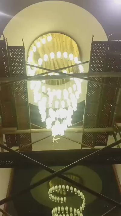 Parakeet Petals Chandelier