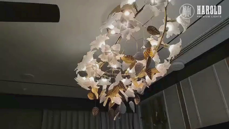 Sacred Lotus Chandelier
