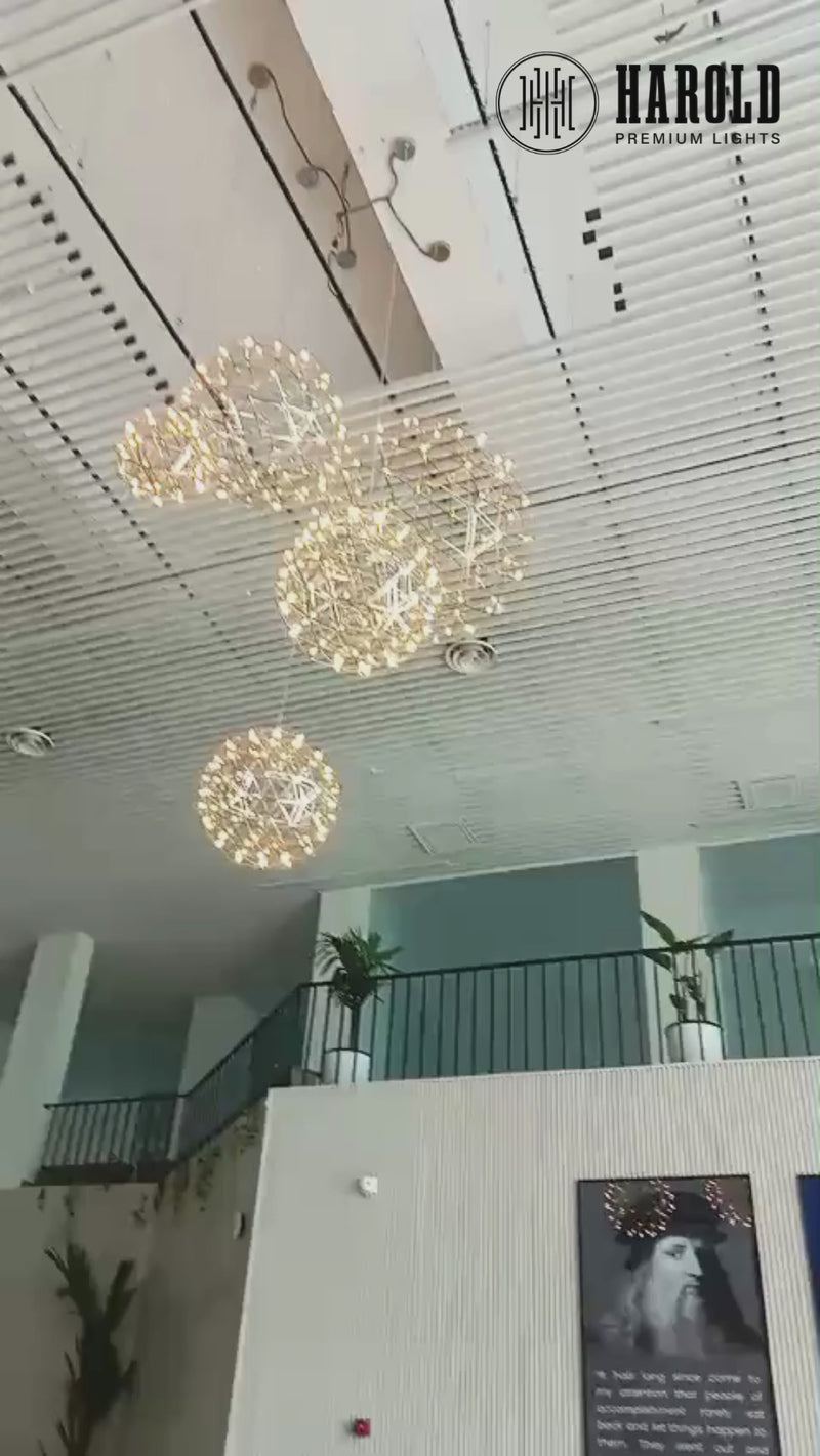 Cosmic Globe Chandelier