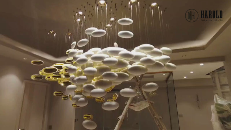 Egg Shell Chandelier