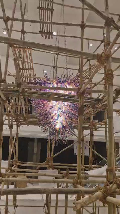 Chihuly Inspired Chandelier