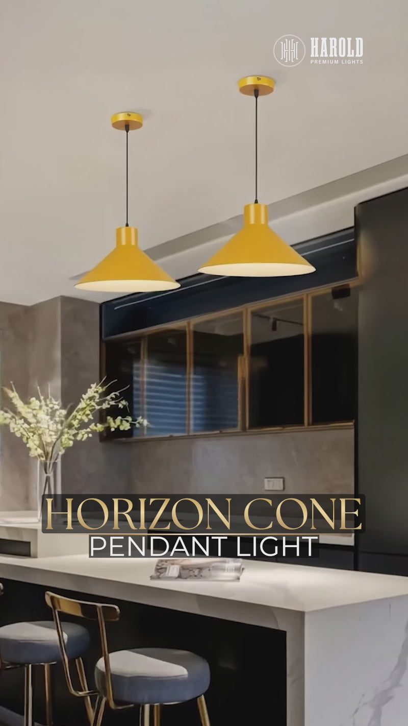 Horizon Cone Pendant Light