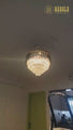 Black Mamba Chandelier Ceiling Fan with Remote Control