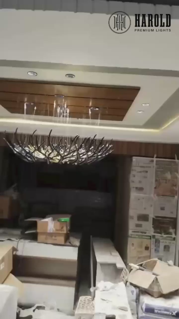 Antler chandelier