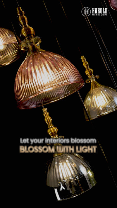 Bellflora Pendant Duplex Chandelier