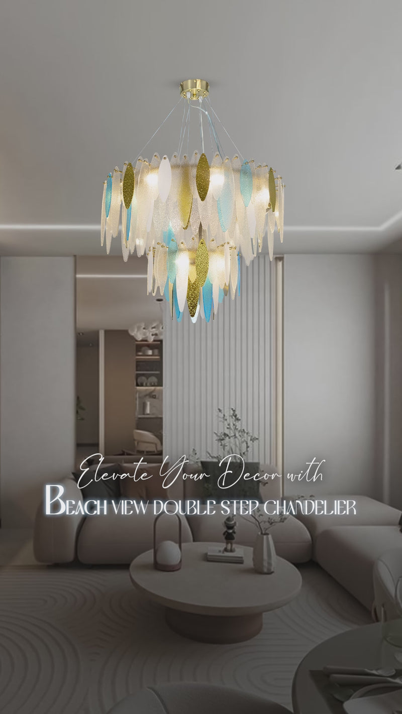 Beach View Double Step Chandelier