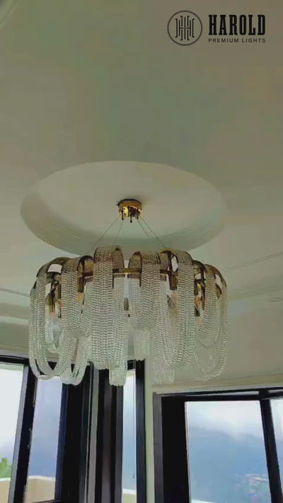 Circulus de Cristallo Luxury Round Chandelier