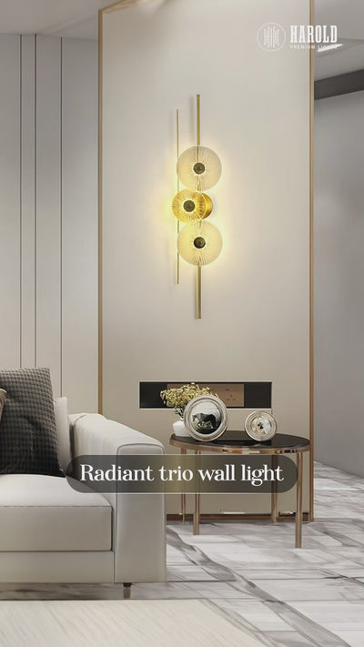 Radiant Trio Wall Light