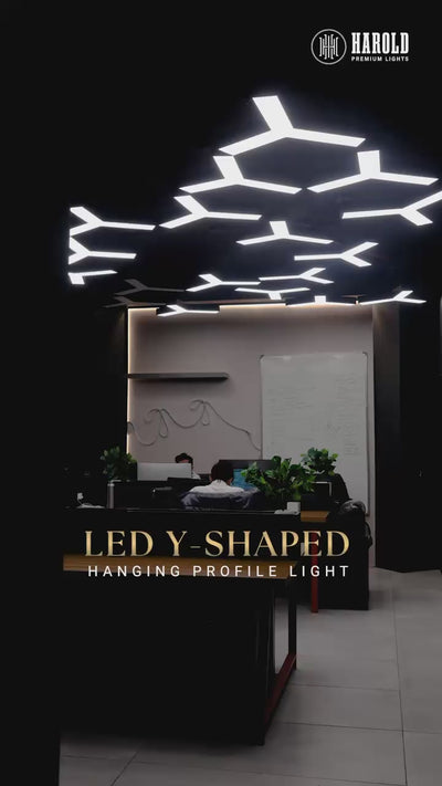 LED Y-Shaped Hanging Profile Light