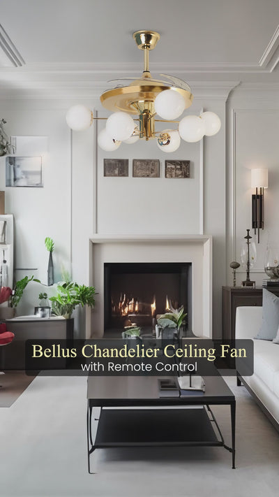 Bellus Chandelier Ceiling Fan with Remote Control