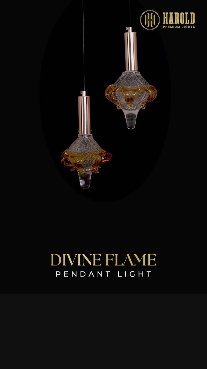 Divine Flame Pendant Light