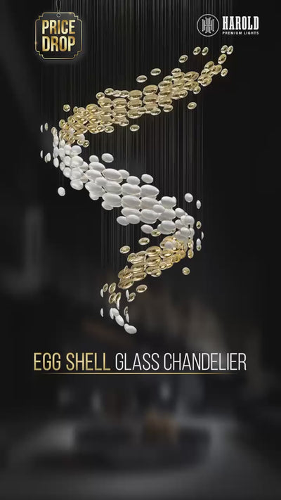 Egg Shell Chandelier