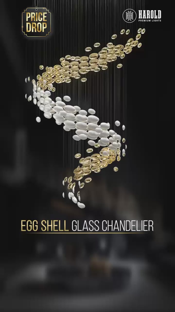 Egg Shell Chandelier