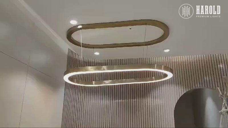 Haloire Luxe Modern Chandelier