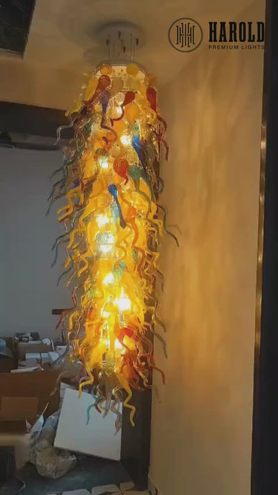 Chihuly Inspired Chandelier