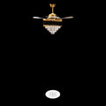 Black Mamba Chandelier Ceiling Fan with Remote Control