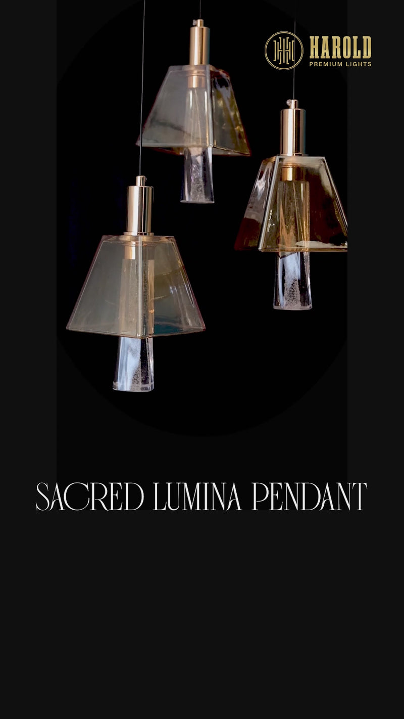 Sacred Lumina Temple Light - Hanging Light for Pooja Room