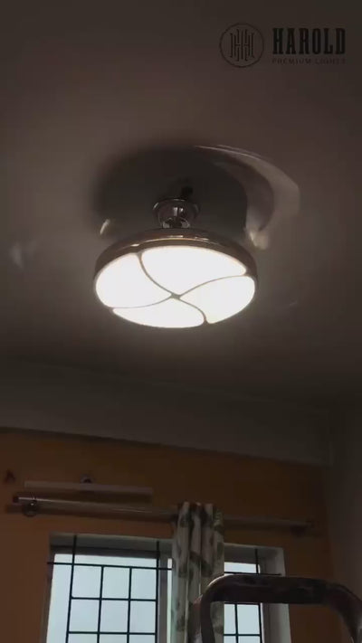 Invisible Chandelier Ceiling Fan with Remote Control
