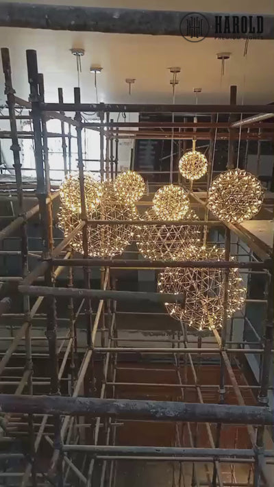 Cosmic Globe Chandelier