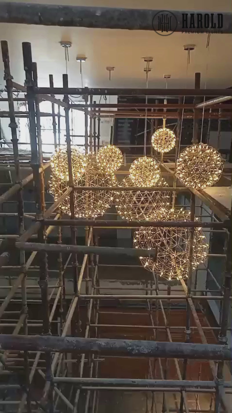Cosmic Globe Chandelier