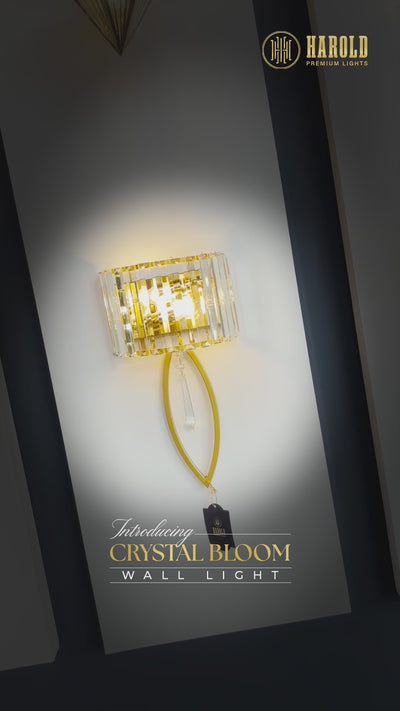 Crystal Bloom Wall Light