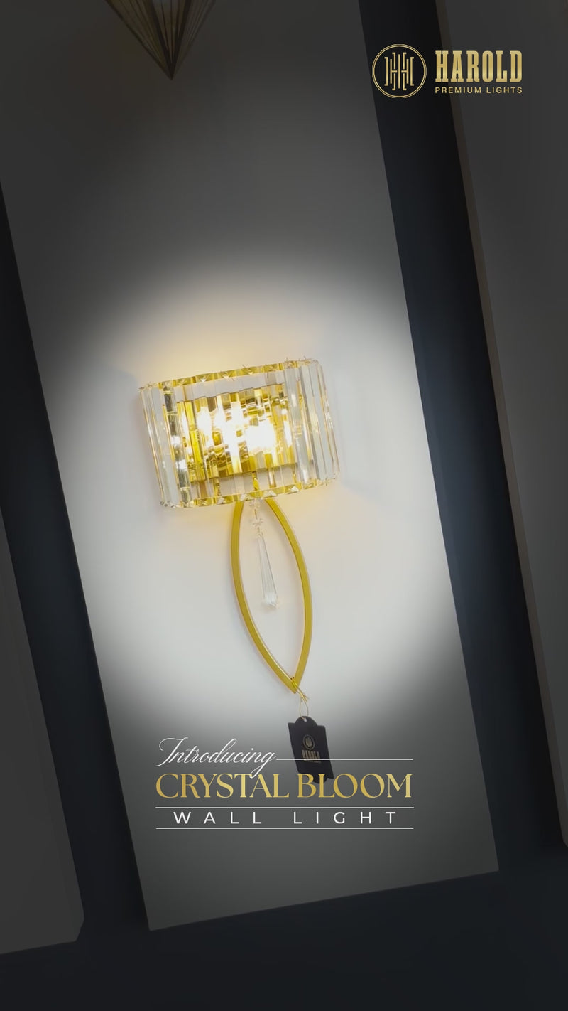 Crystal Bloom Wall Light