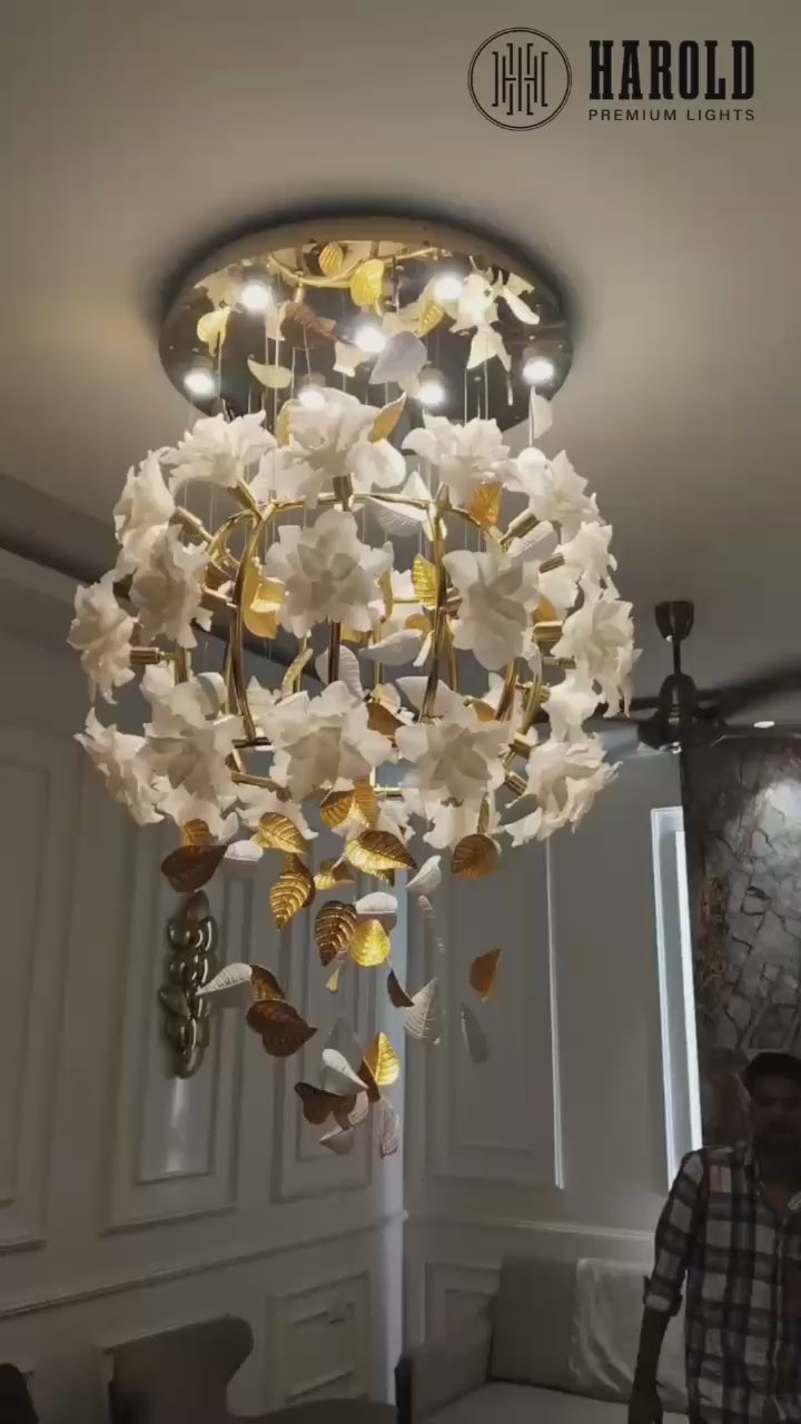 Sacred Lotus Chandelier