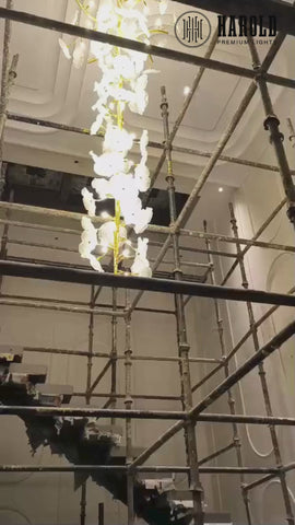 Bioluminescent Flora Chandelier